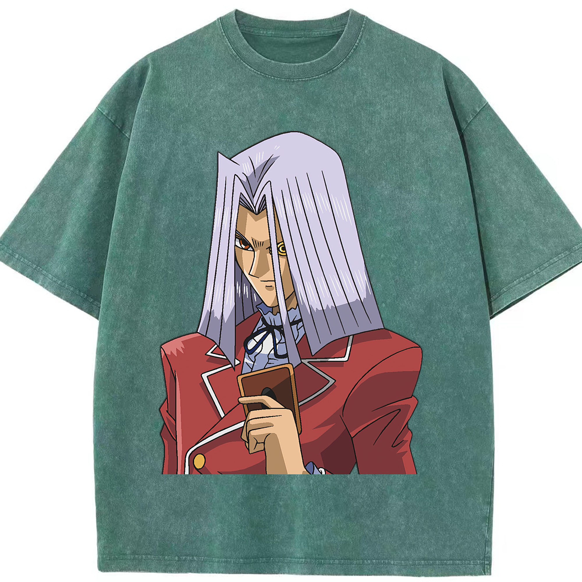 （画像用） 遊☆戯☆王 Yu-Gi-Oh! 綿100% ヴィンテージ風 半袖Tシャツ（フロントプリント）